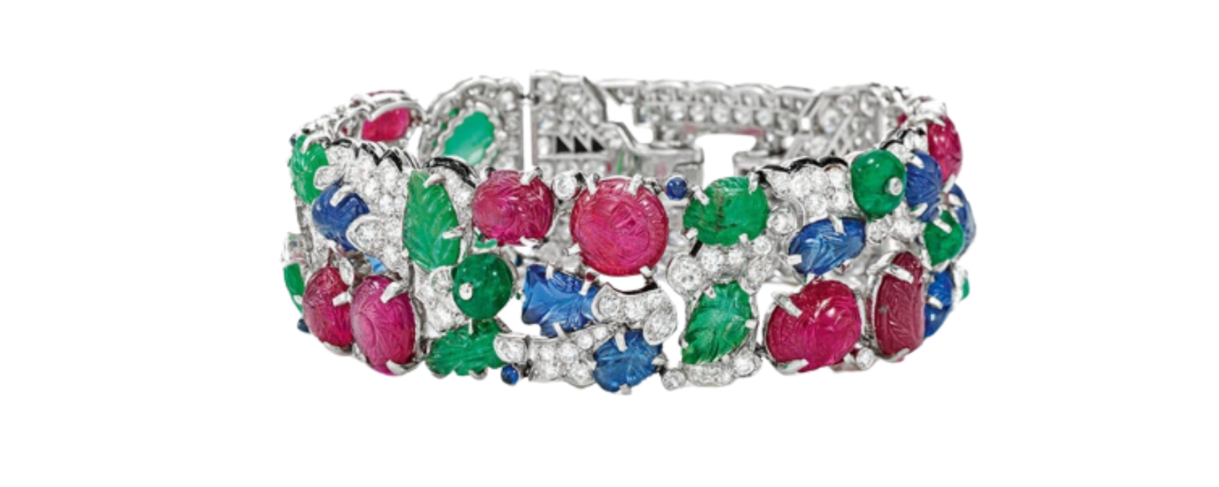 art deco náramek cartier tutti frutti
